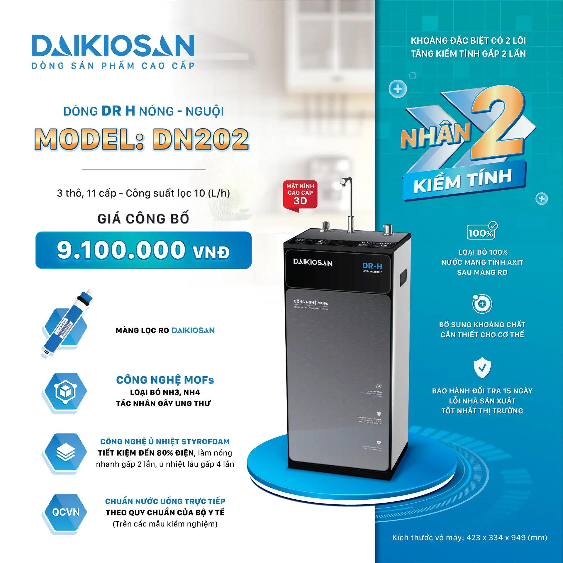 Máy lọc nước DAIKIOSAN DN202