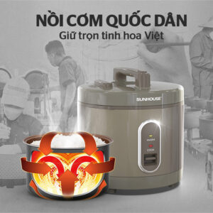 NỒI CƠM ĐIỆN 1.8L SUNHOUSE SHD8631