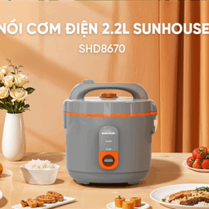 NỒI CƠM ĐIỆN 2.2L SUNHOUSE SHD8670