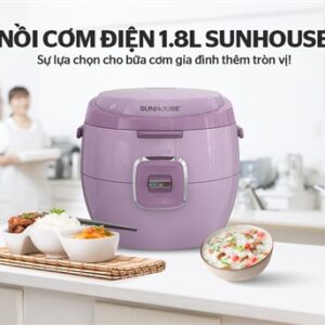 NỒI CƠM ĐIỆN 1.8L SUNHOUSE SHD8663V